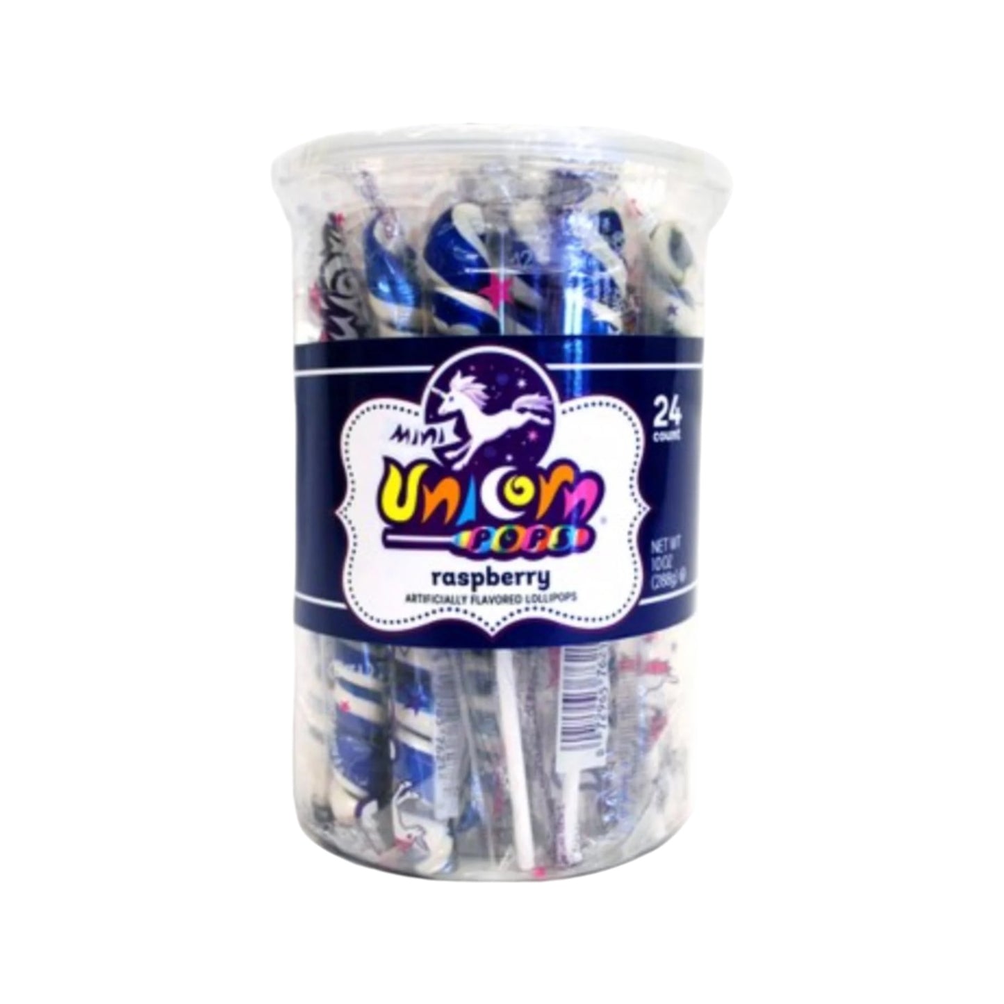 Royal Blue Mini Unicorn Lollipop, Single Lollipop