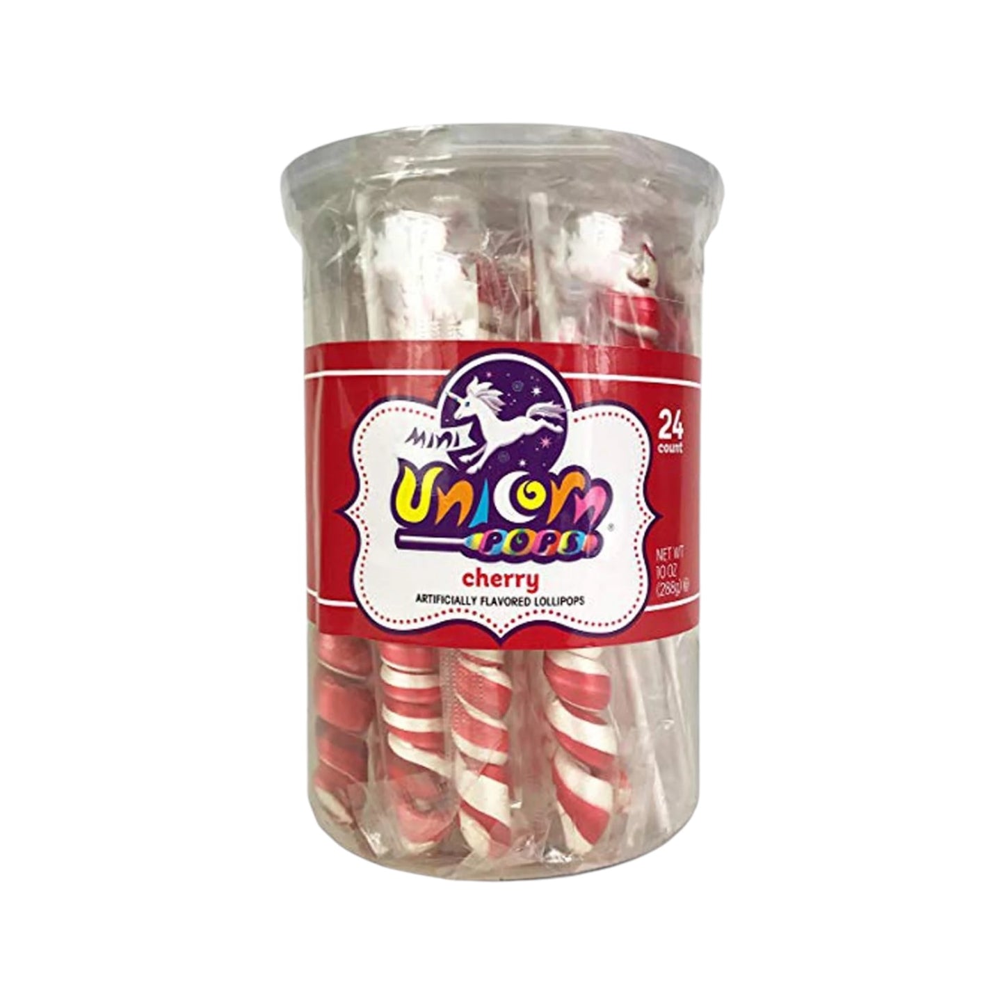 Red Mini Unicorn Lollipop, Single Lollipop