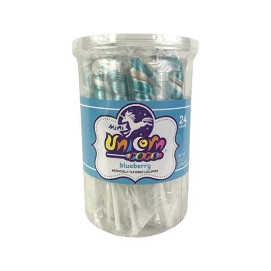 Light Blue Mini Unicorn Lollipop, Single Lollipop