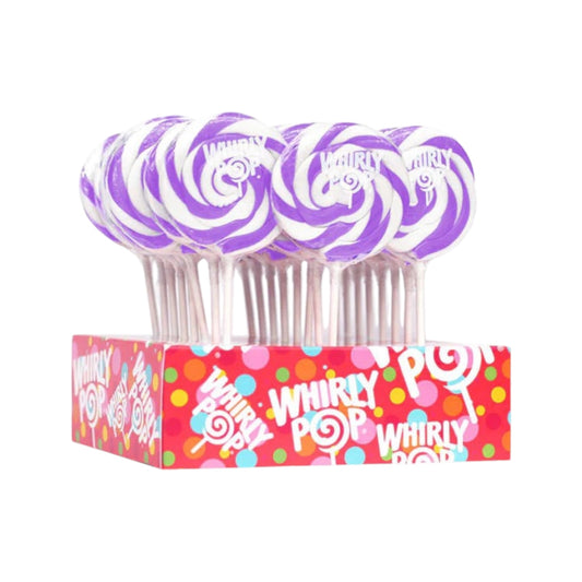 Purple Whirly Pop Lollipop, 1.5 oz (3 inch)