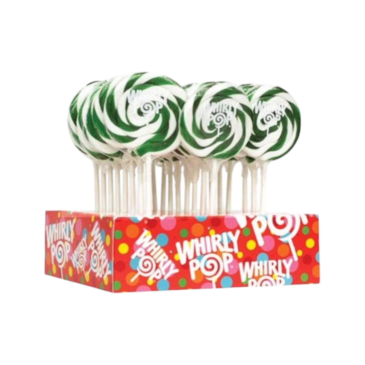 Dark Green Whirly Pop Lollipop, 1.5 oz (3 inch)