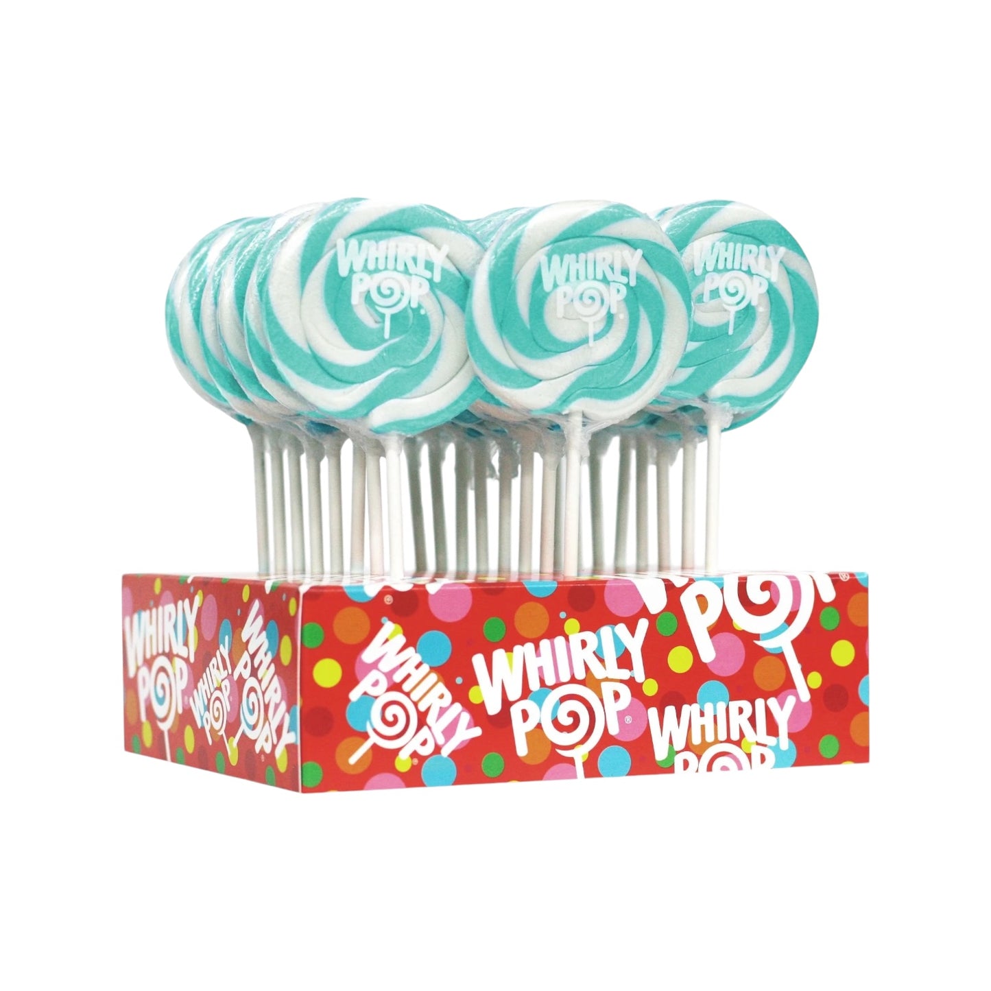 Turquoise Whirly Pop, 1.5 oz (3 inch)