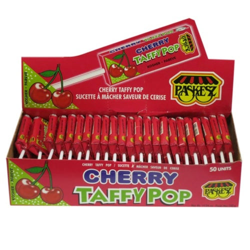 Paskesz Cherry Taffy Pop