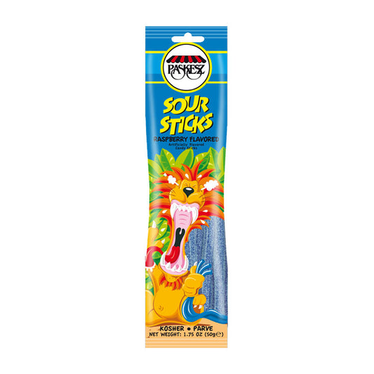 Paskesz Sour Sticks Raspberry