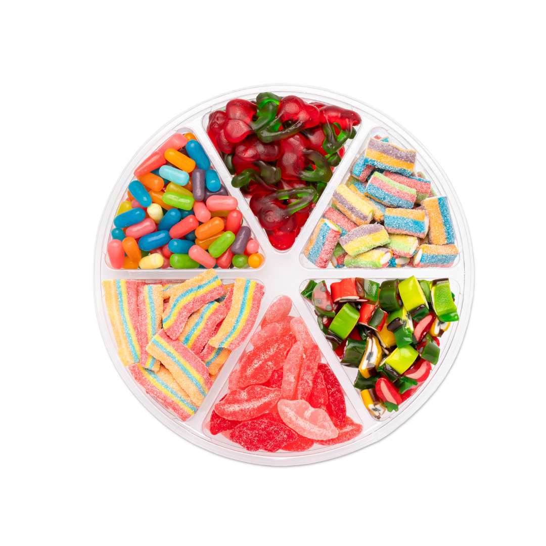 Medium Candy Platter, 6 Section