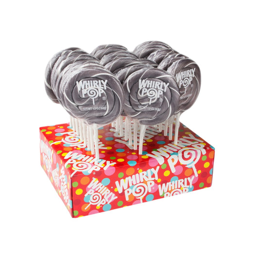 Silver Whirly Pop Lollipop, 1.5 oz (3 inch)