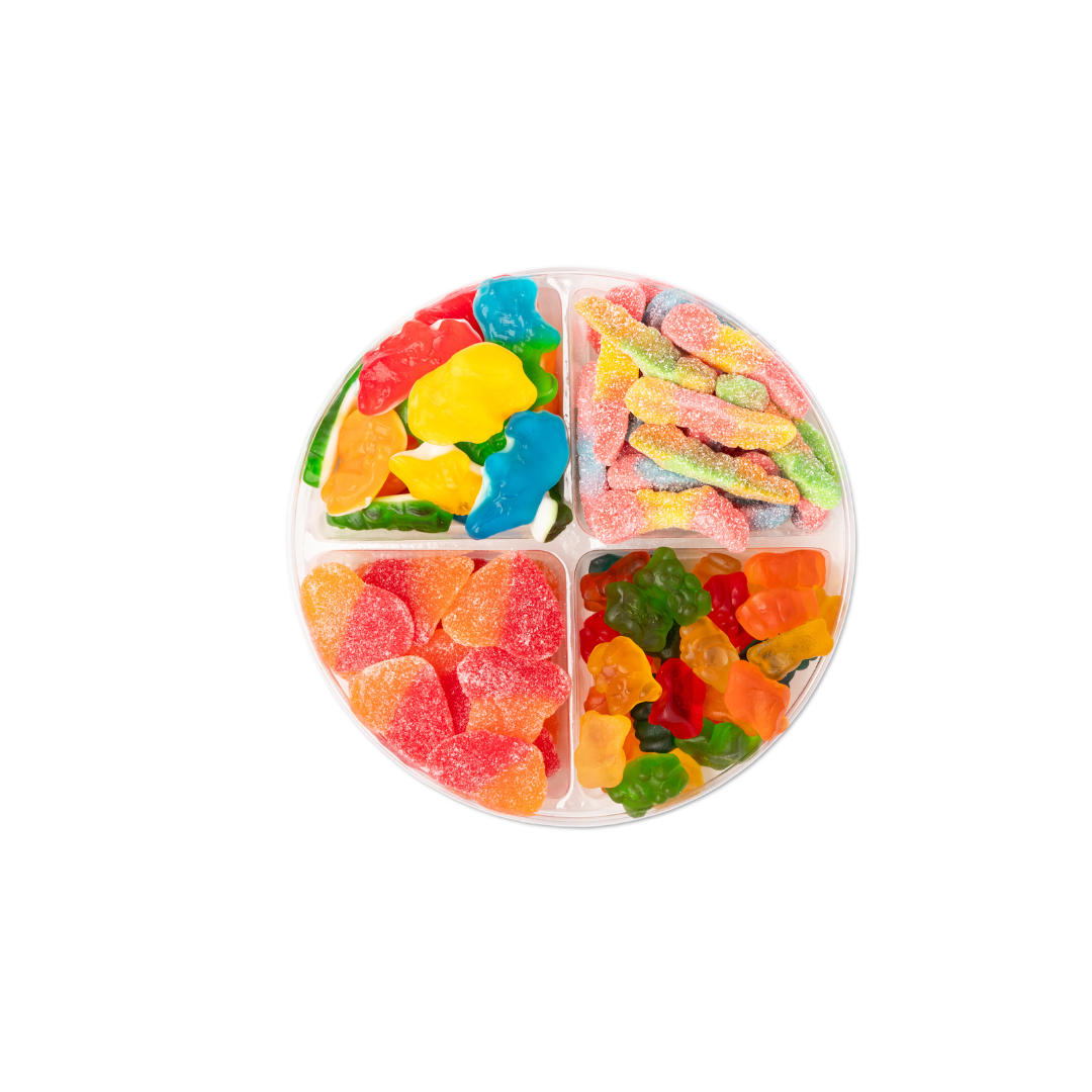 Small Candy Platter, 4 Section