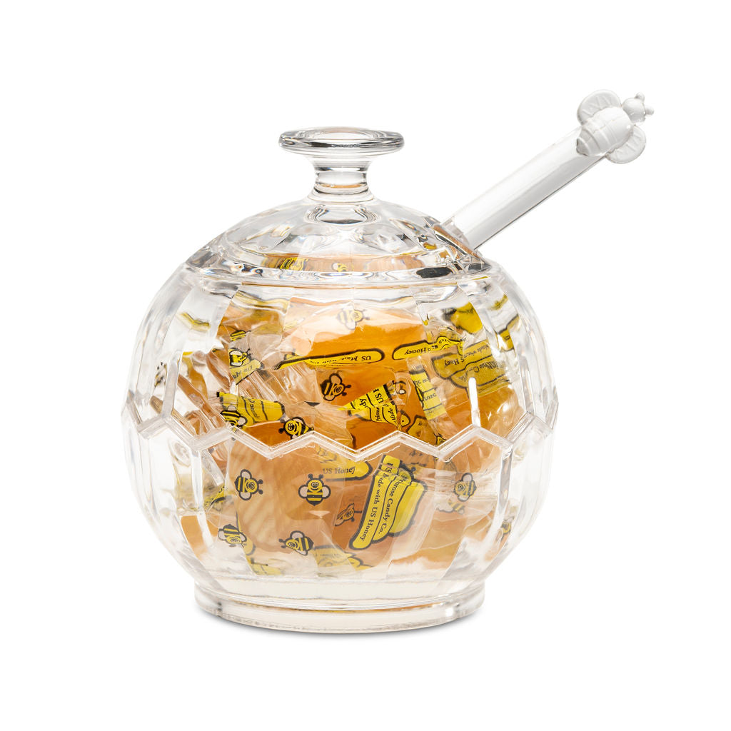 Acrylic Honey Jar Filled with Honey Candy