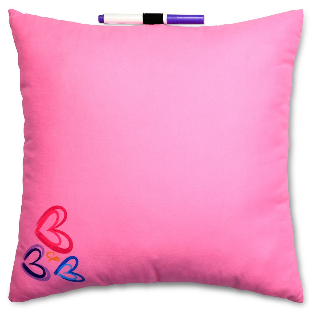 Hearts Smiley Autograph Pillow