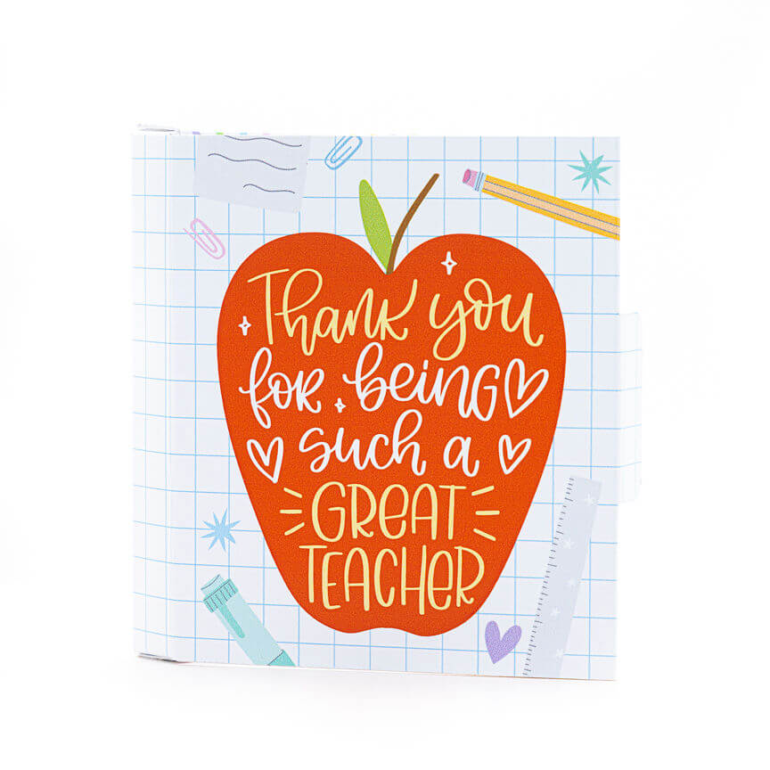 Teachers Appreciation Fillable Card