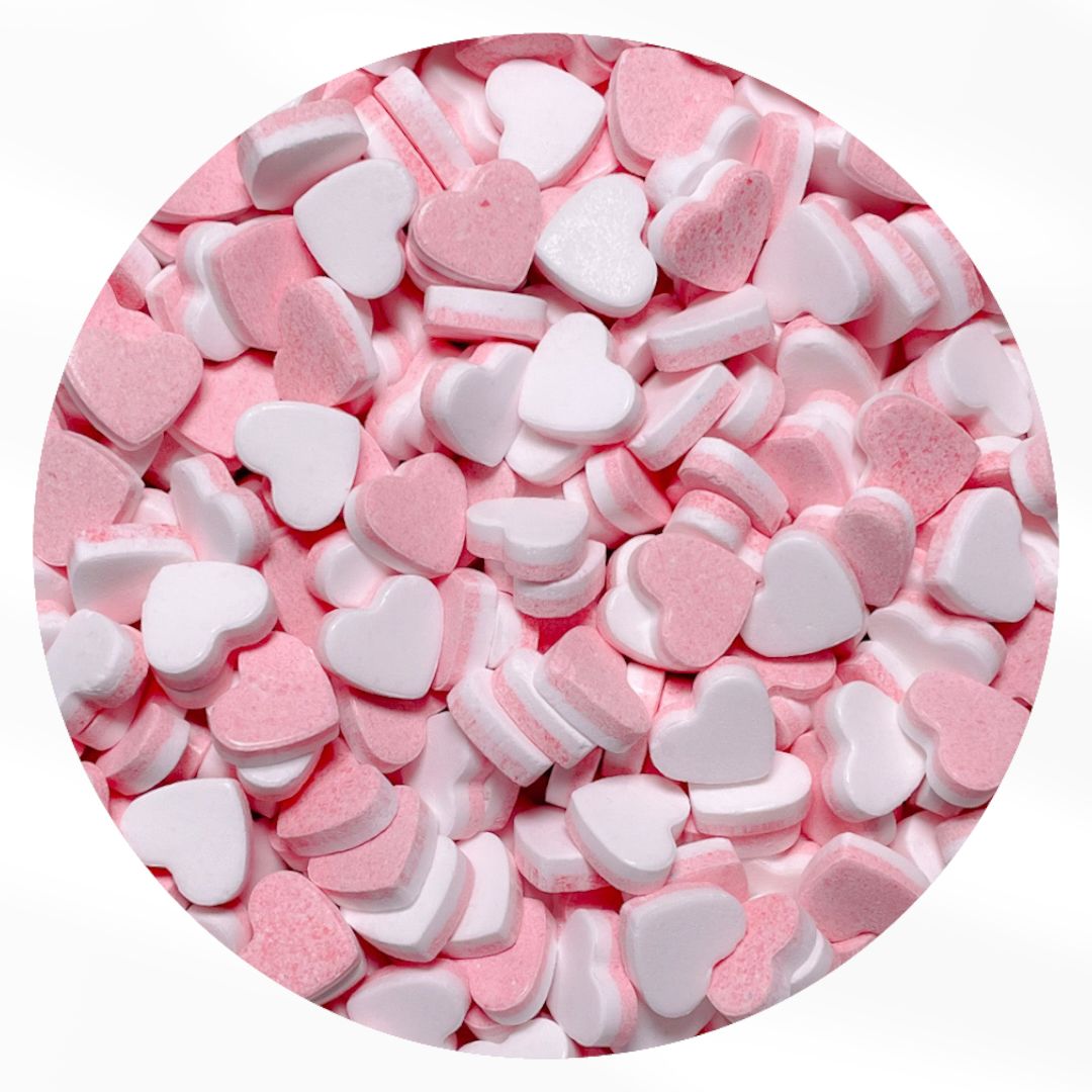 Strawberry Heart Candies