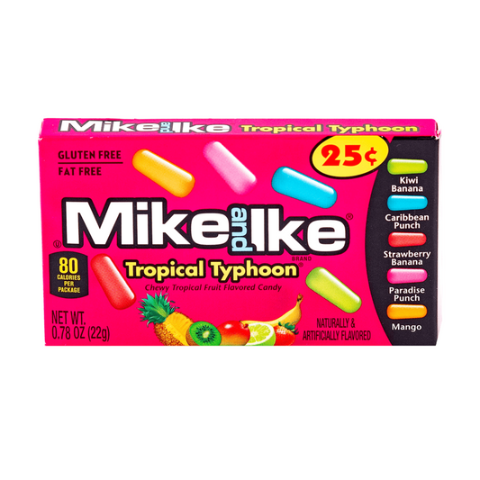 Tropical Typhoon Mike and Ike