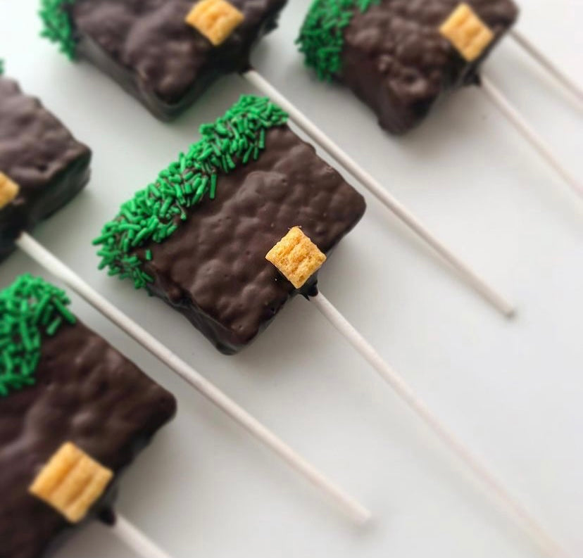 Sukkah Rice Krispie Treats